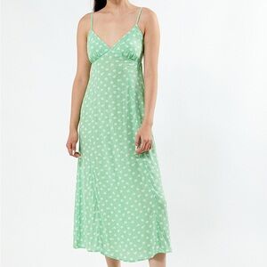 NWOT Billabong Summer Shine Midi Dress - Green